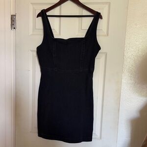 NWOT Hollister Black Denim Dress